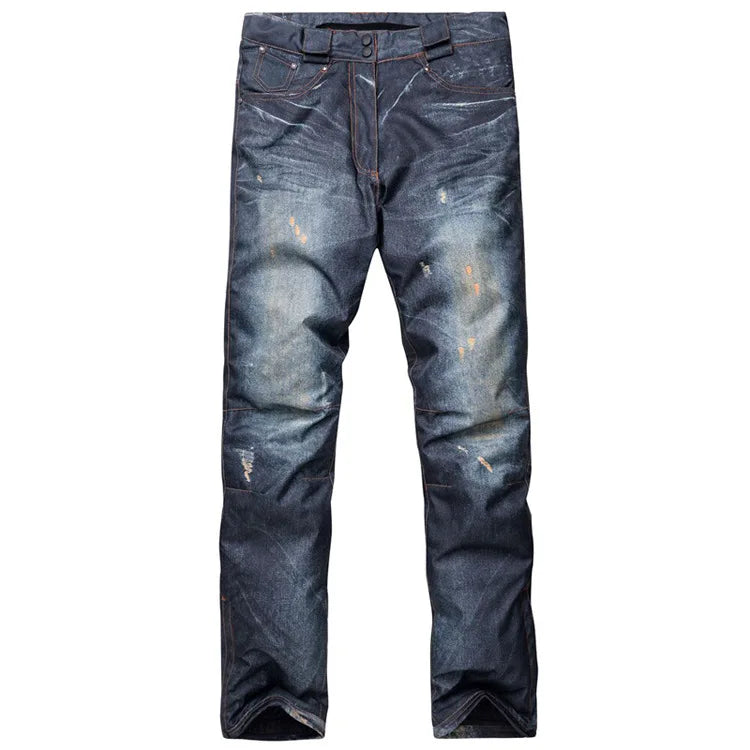 style denim ski pants suspenders denim ski pants men's skating snowboard waterproof, windproof and warm ski pants
