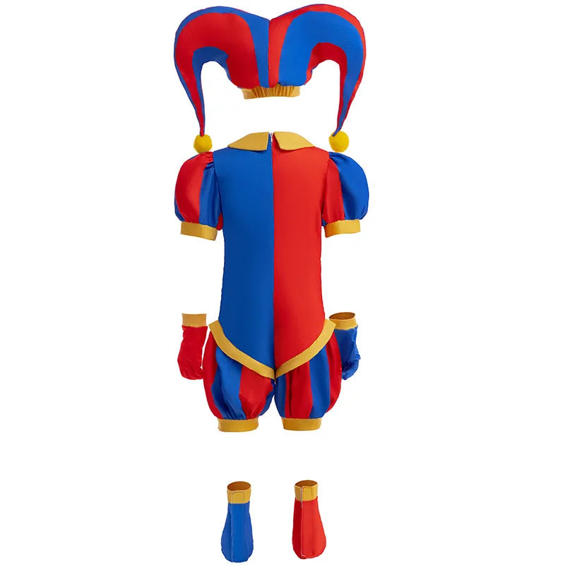 The Amazing Digital Circus Cosplay Costume Halloween Cartoon Circus Pomni Jax Ragatha Caine Jumpsuit Outfits Party Outfit