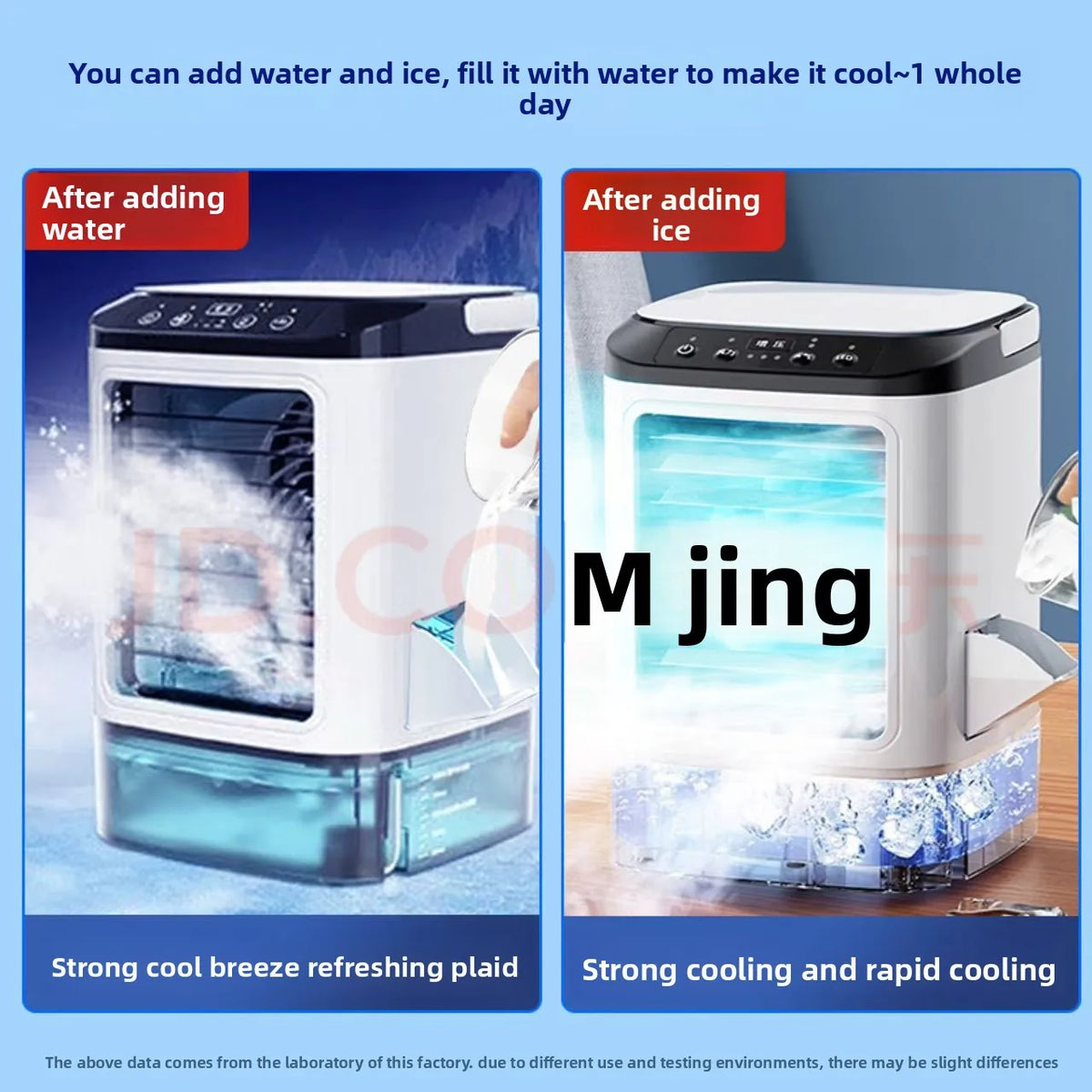 DurableNew Household Mini Air Conditioning Fan USB Office Refrigeration Humidification Atomization Cooling Fan Portable Mobile C