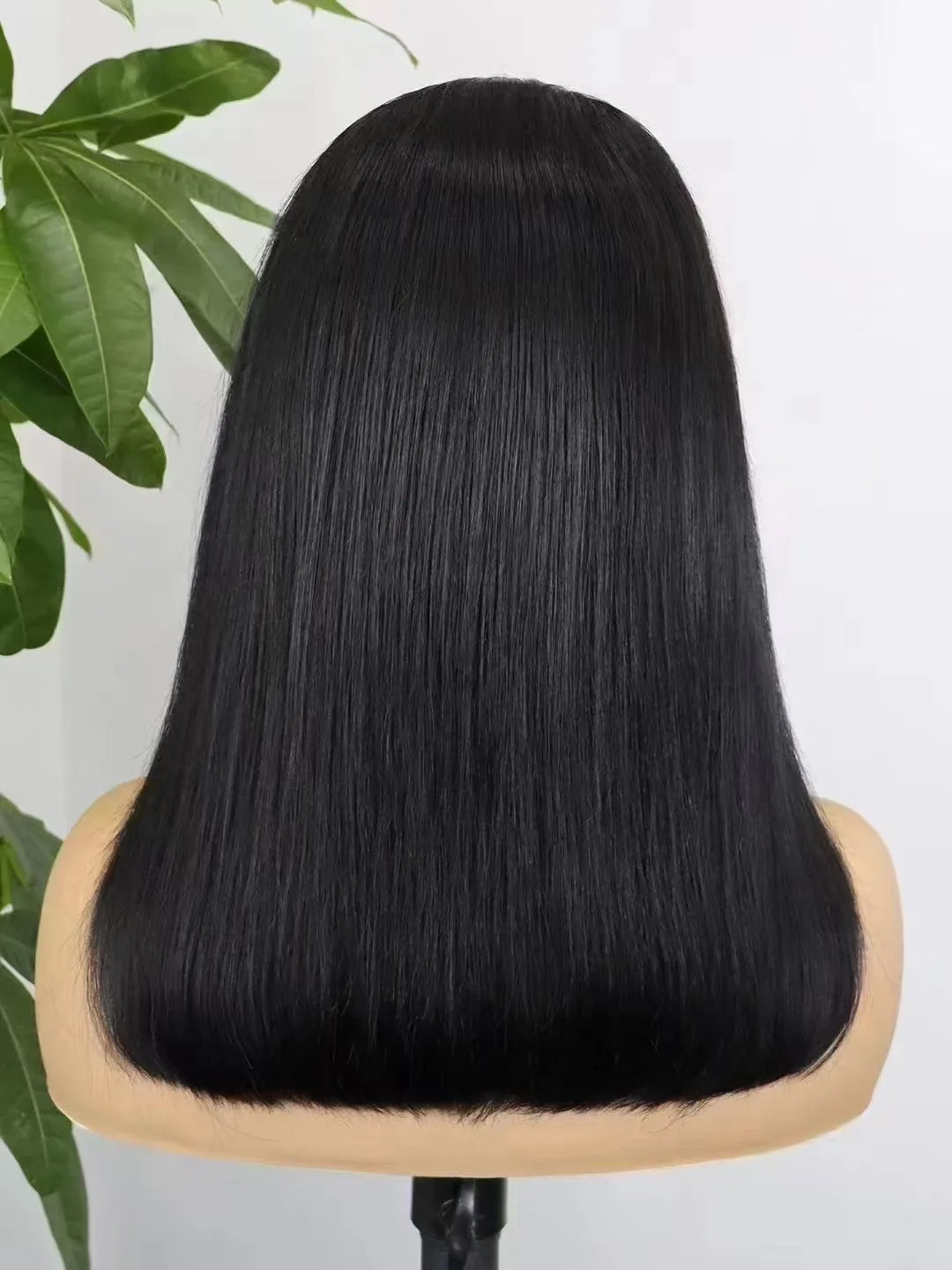 Straight Wigs 350% Density Thick Double Drawn 12A Human Hair 13x4 Lace Front Human Hair Wig for Black Women 10-16 Inches