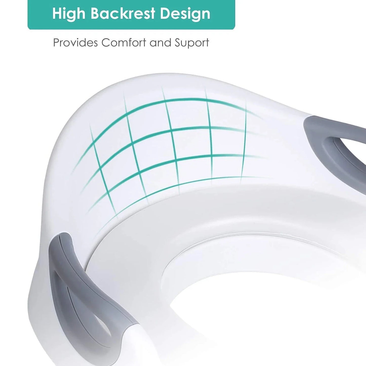 Children Toilet Seat Baby Toddler Toilet Seat Adapter with Handles Commode Pew Child Commode Pew Adapter Home Supplies