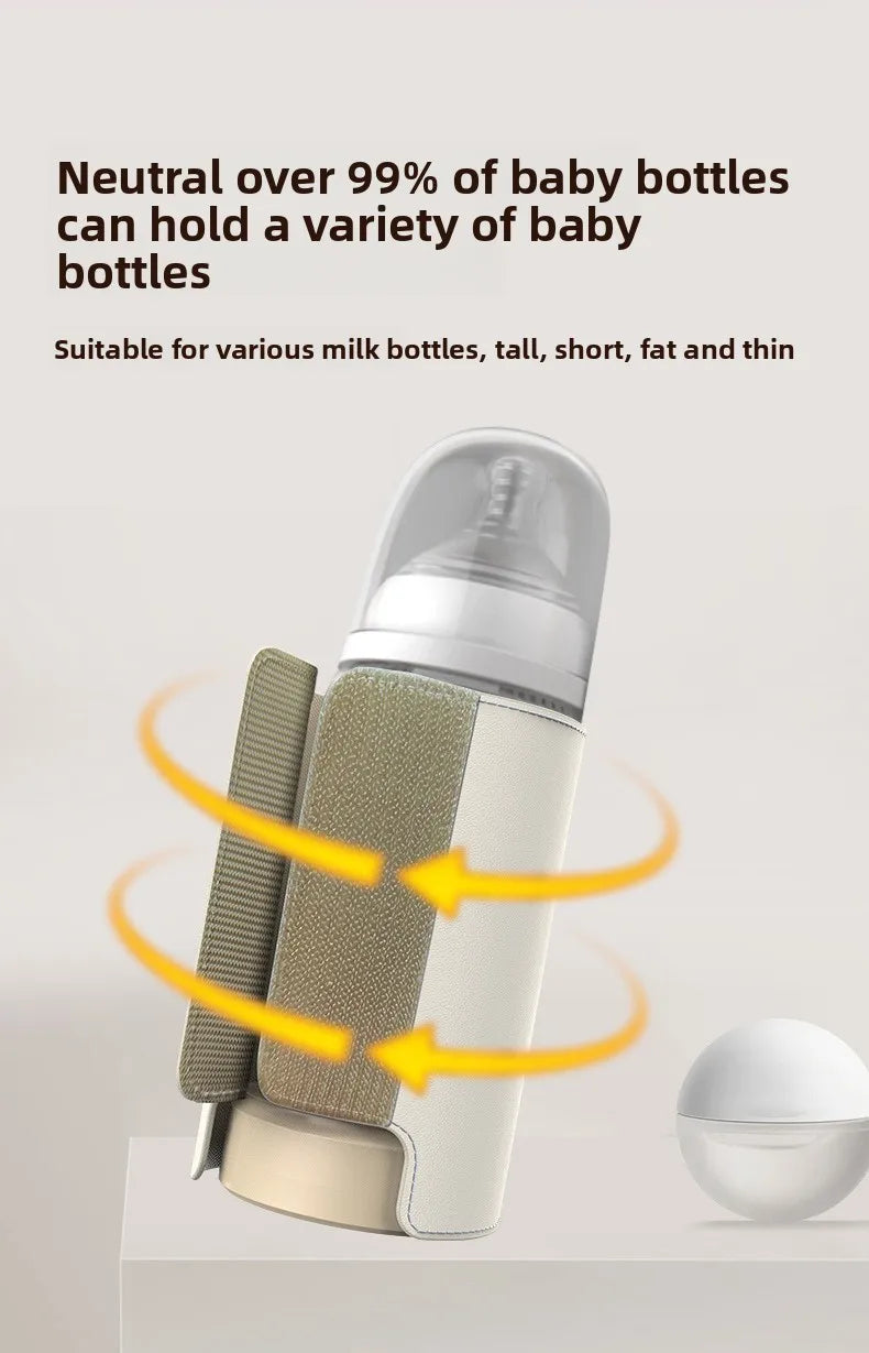 ‌6000mAh Smart Rechargeable Portable Feeding Bottle Warmer Travel Set Instant Heating Temperature Control for Baby Milk