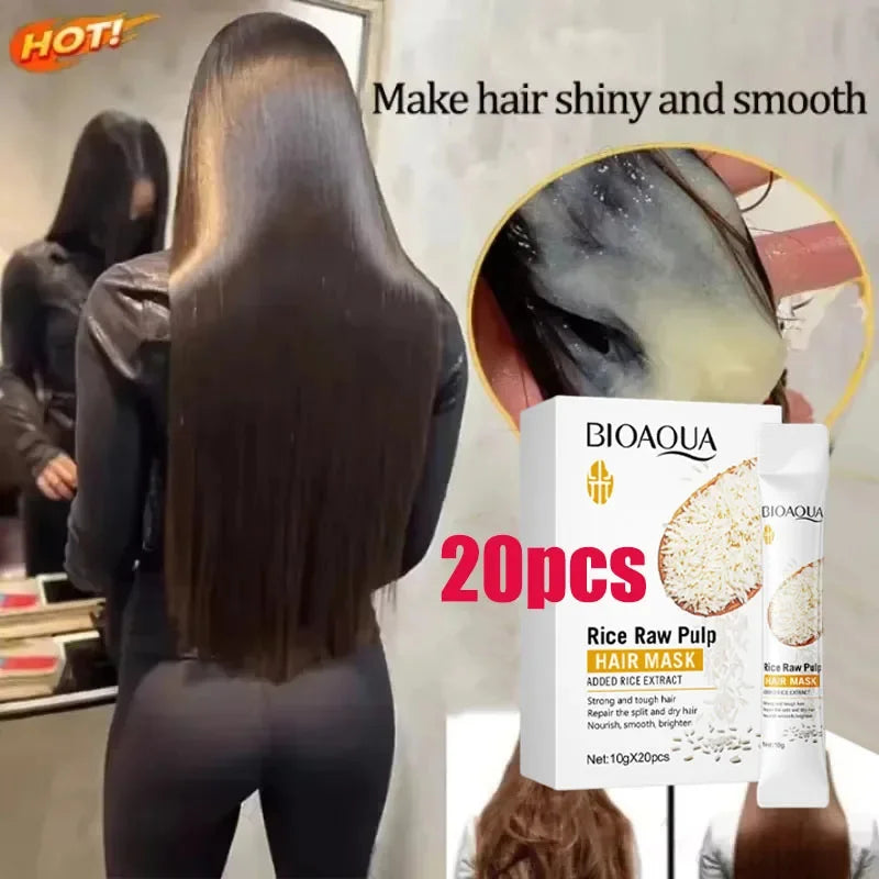 Keratin Hair Mask Magical 5 Second Repair Damage Frizzy Soft Smooth Shiny Hair Deep Moisturize Hair Treat Repair Hair Care Mask