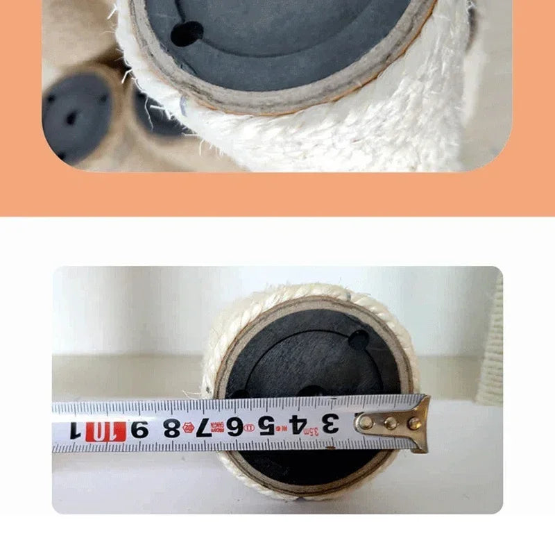 Cat Scratching Post Cat Tree Sisal Climbing Frame DIY Replacement Post Accessories Kitten Toy Pet Furniture Kittens Scratch Pole