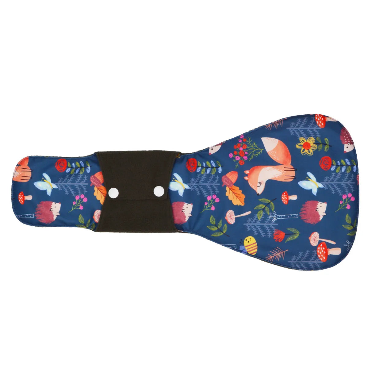 [Sigzagor] XXL Cloth Menstrual Pad Sanitary Bamboo Charcoal Reusable Overnight Post Partum 16in