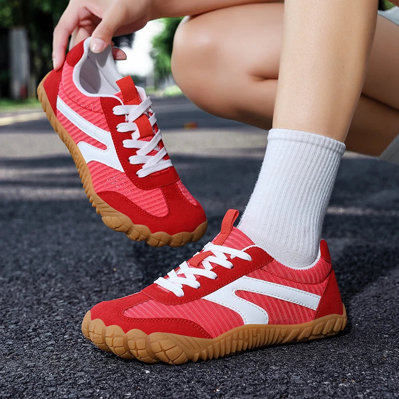 New Wide-toe Men's Shoes Casual Soft Sole Wide-Toe Shoes Walking Sneakers Breathable Mesh Comfortable Barefoot Shoes Big Size 48