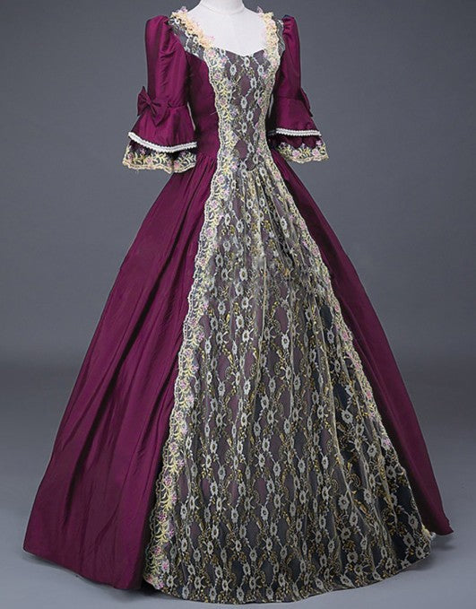 Halloween Cosplay Costumes for Adult Woman Palace Court Medieval Renaissance Retro Gothic Princess Victorian Ball Dress S-5XL