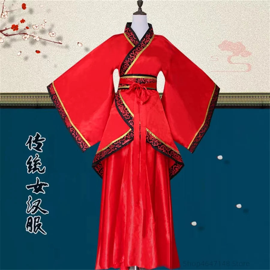 2026 Halloween Hanfu National Chinese Dance Costume Men Ancient Cosplay Traditional Chinese Clothing for Women Hanfu Clothes