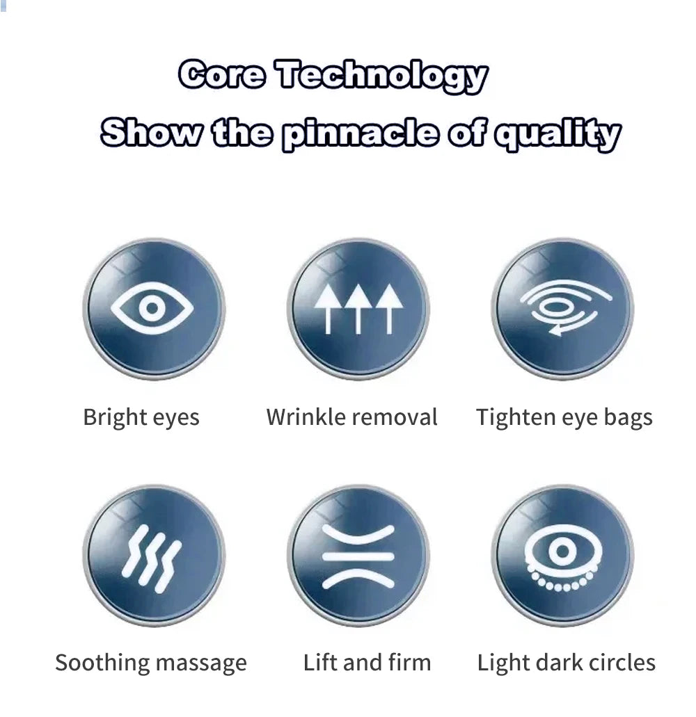 Beauty Eye Massager Device Red Light Facial Wand Eye Neck Massager Skin Tightening Anti Wrinkle SkinCare Beauty Anti Dark Circle