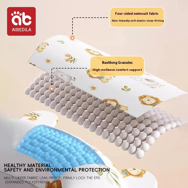 Portable Baby Bathtub Pad Ajustable Bath Tub Shower Cushion Newborn Support Seat Mat Foldable Baby Bath Seat Floating Water Pad