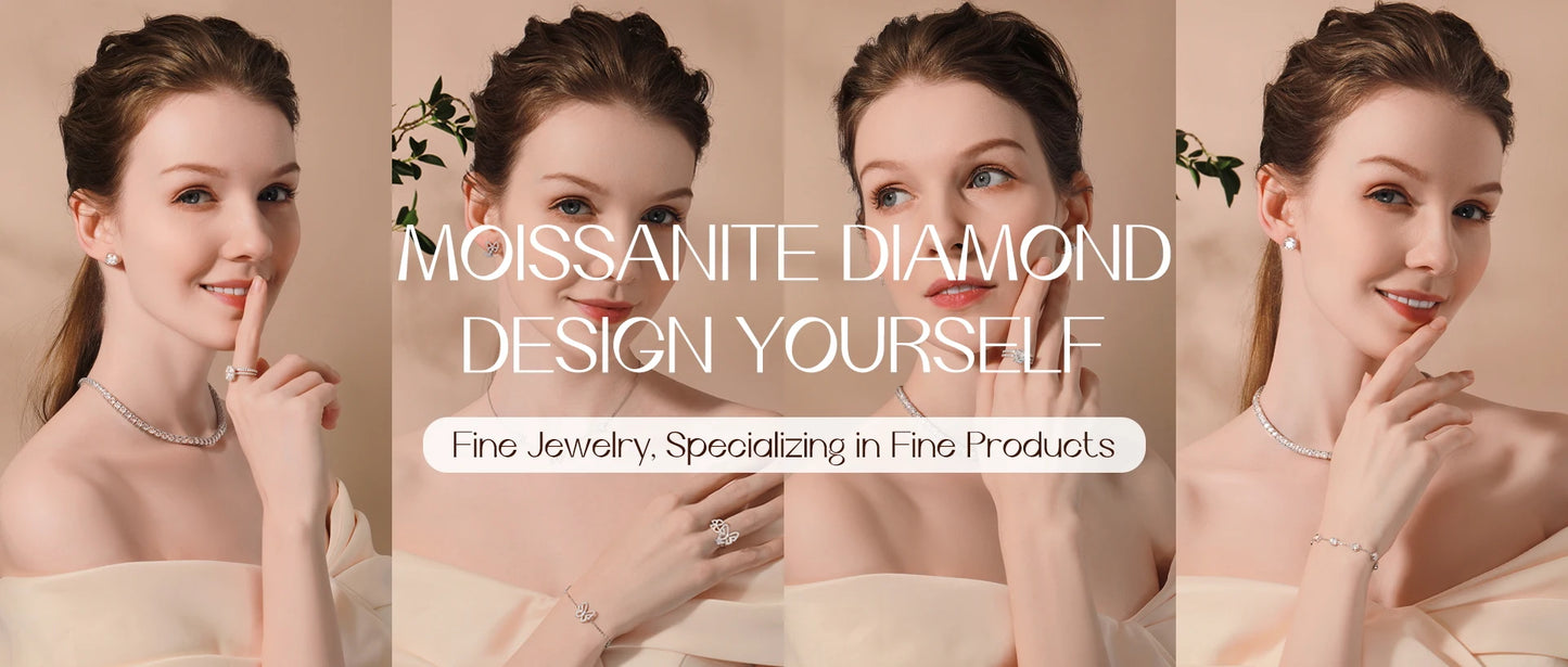 ATTAGEMS Top Quality Moissanite Diamond Necklace for Women Solid 10k 14k 18k Yellow Gold Penant Fine Jewelry Gifts Wholesale New