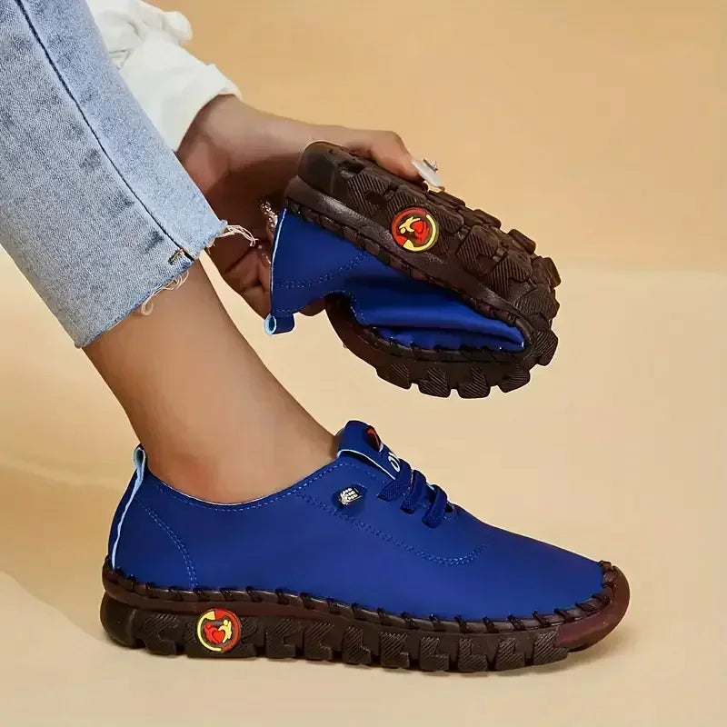 Women Sneakers 2024 New Spring Summer Loafers Soft-soled Roman Breathable Sneakers Women Retro Plus Size Single Shoes for Women