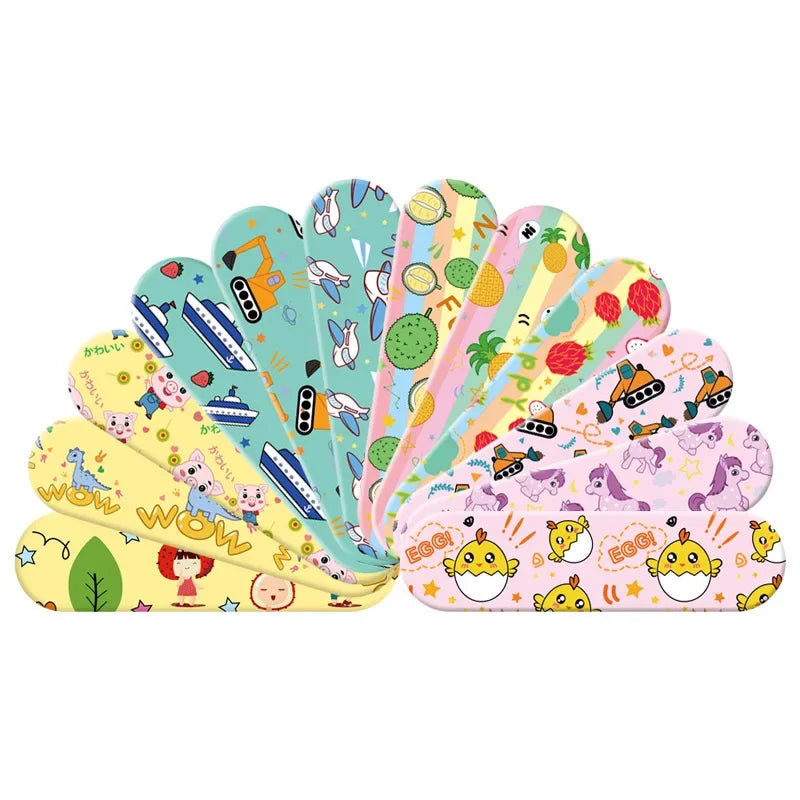 50/100/300/500Pcs First Aid Bandage Adhesive Plaster Wound Hemostasis Sticker Band Aid Stickers for Kids Children Emergency Kit