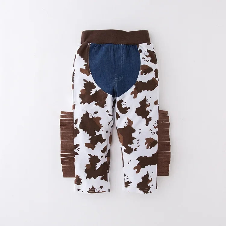 Baby Boys Western Cowboy Romper Sets with Scarf and Hat Toddler Carnival Fancy Dress Cosplay Party Costume Infant Outfitts
