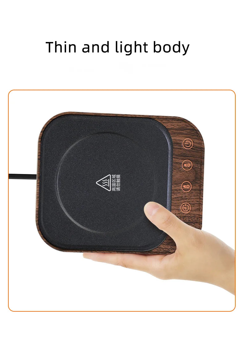 35W Electric Mug Warmer Cup Heater with 10 Gear Temperature Control Electric Hot Plate Warm Coaster Heating Pad 220V