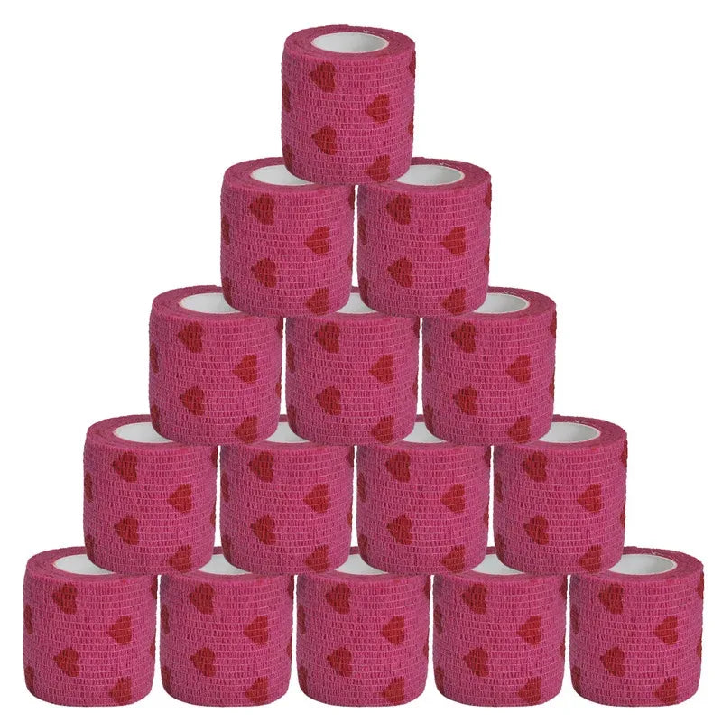 1/6/12/24/30pcs Tattoo Grip Strength Bandage Cover Tape Non Woven Waterproof Self Adhesive Wrist Protection Accessories