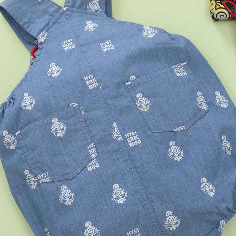 Baby Boy Clothes Summer New Girls Cute Black Super Bib Pants