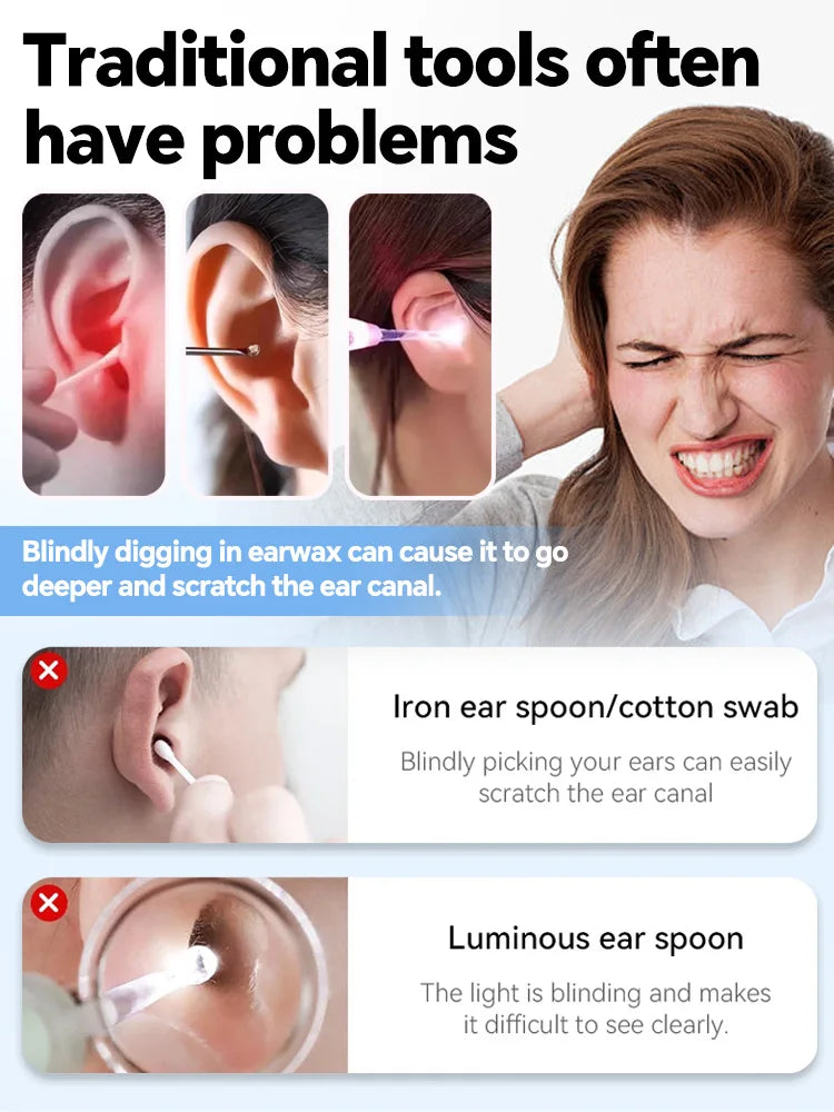 2026Hot Sale Visual Ear Cleaner Camera  Earwax Removal With Camera Ear Cleaning Tool