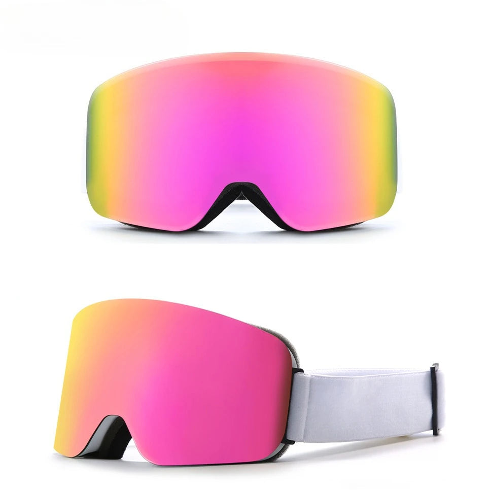 Double Layer UV400 Ski Goggles Anti-Fog Anti-UV UV400 REVO TPU Glasses Eyewear for Adult Skiing Outdoor Sports Snowboard Winter