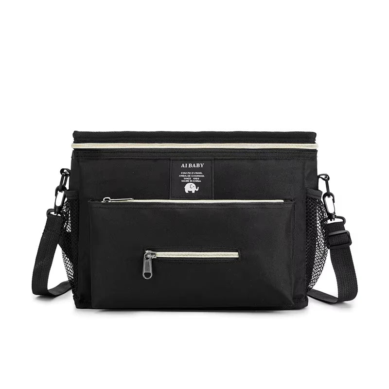 Stroller Organizer Bags Mummy Large Capacity Travel Hanging Bag Bottle Holder Pram Diaper Bags Baby Stroller Accessories