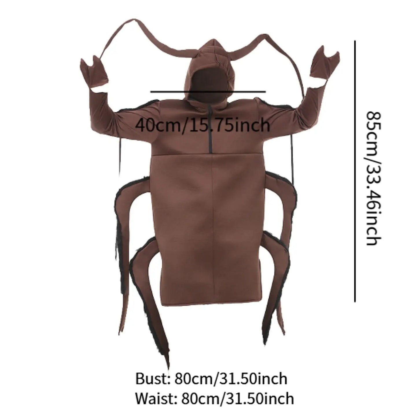 Cockroach Costume Halloween Costume for Theme Party Festival Pretend Play