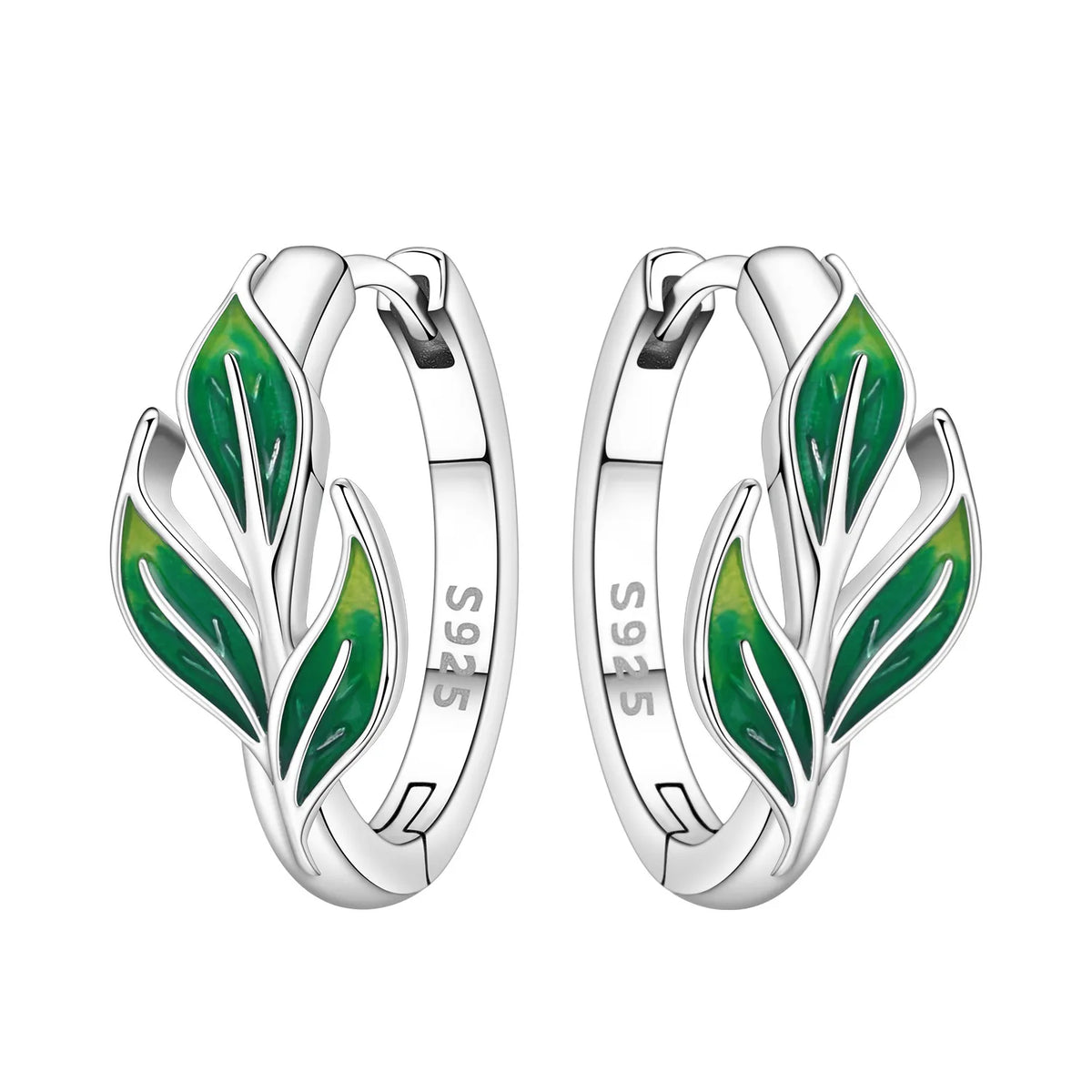 925 Sterling Silver Needle Iris Flower Hoop Earrings for Women Original Elegant Versatile Jewelry Birthday Party Fine Gift 2026