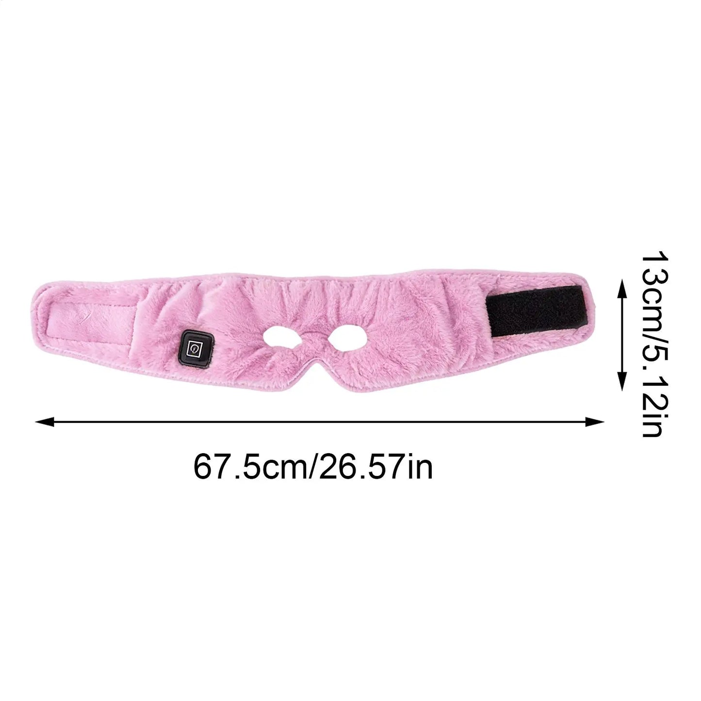 Sinus Heating Pad Adjustable Temperature USB Powered Heated Relief Mask Pain Pressure Tension Hot Compress Eye Therapy