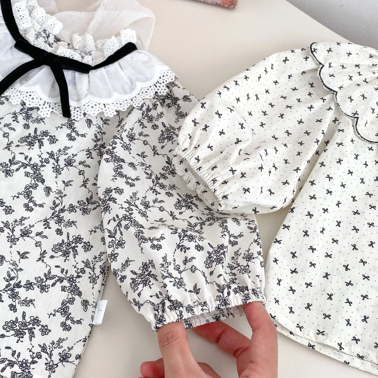 5364 Baby Clothes 2025 Spring Fahion Baby Girl's Bib Suit Lapel Long-sleeved Shirt Or Bag Fart Pants Climbing Clothes
