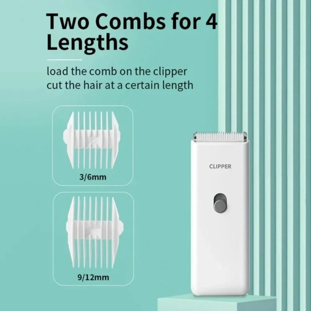 Professional Dog Hair Clipper Low Noise Waterproof Cat Grooming Clipper Mute Wireless Pet Hair Trimmer For Cats and Dogs