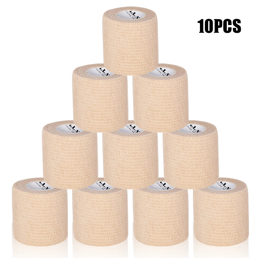 16/10/3PCS Tattoo Grip Bandage Colorful Self Adhesive Wrap 5cm X 4.5m Non Slip Handle Tape Tattoo Machine Grip Cover Supplies