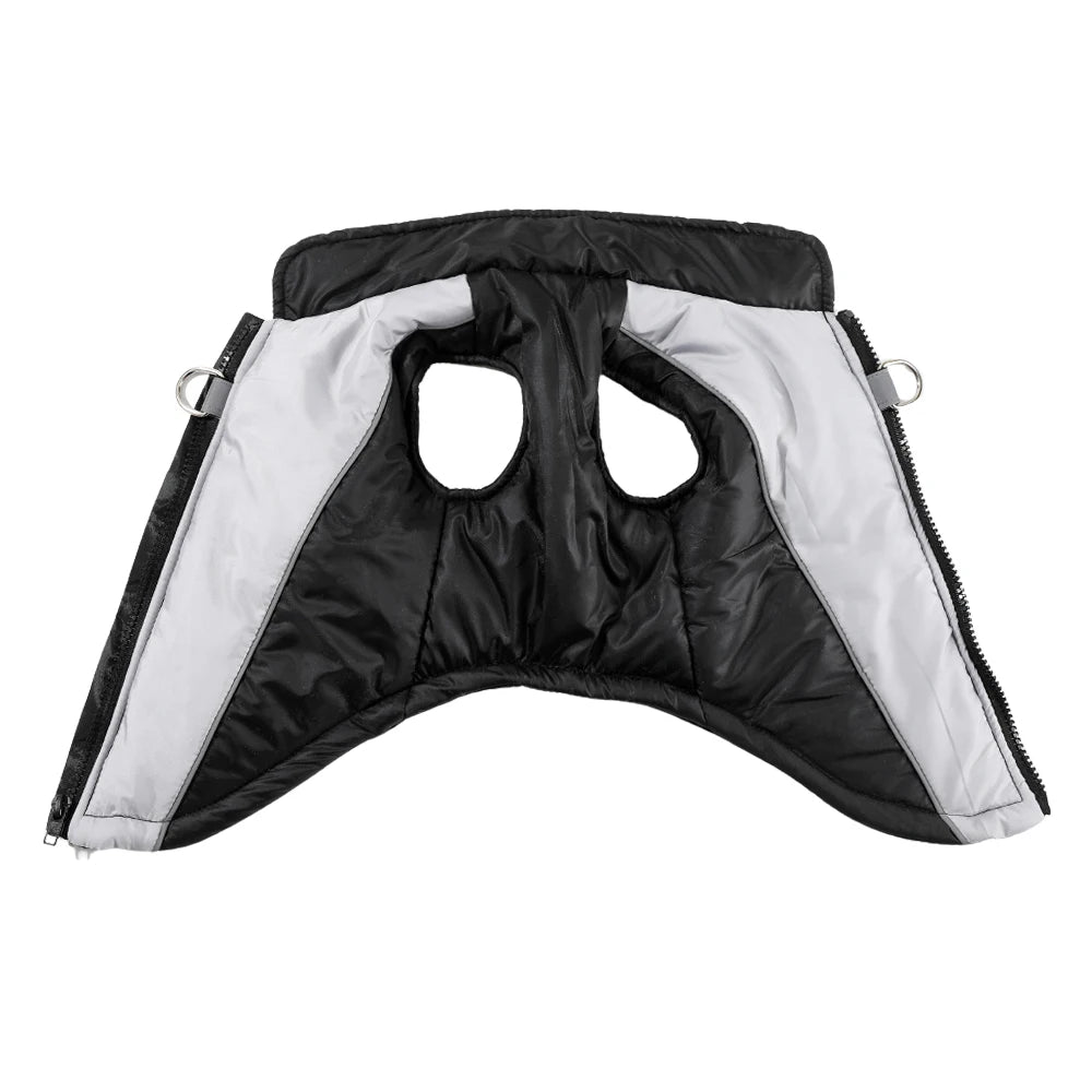Winter Dog Clothes Reflective Waterproof Pet Jacket Vest For Small Medium Dogs Cat Chihuahua Pug Coat With D-ring Pug Outfits