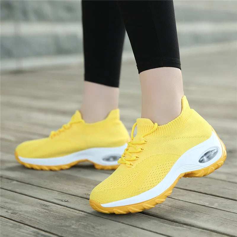 MAEDEF Women Shoes Athletic Sneaker Breathable Non Slip Women Walking Shoes Tennis Sports Casual Walking Shoes Woman Sneakers