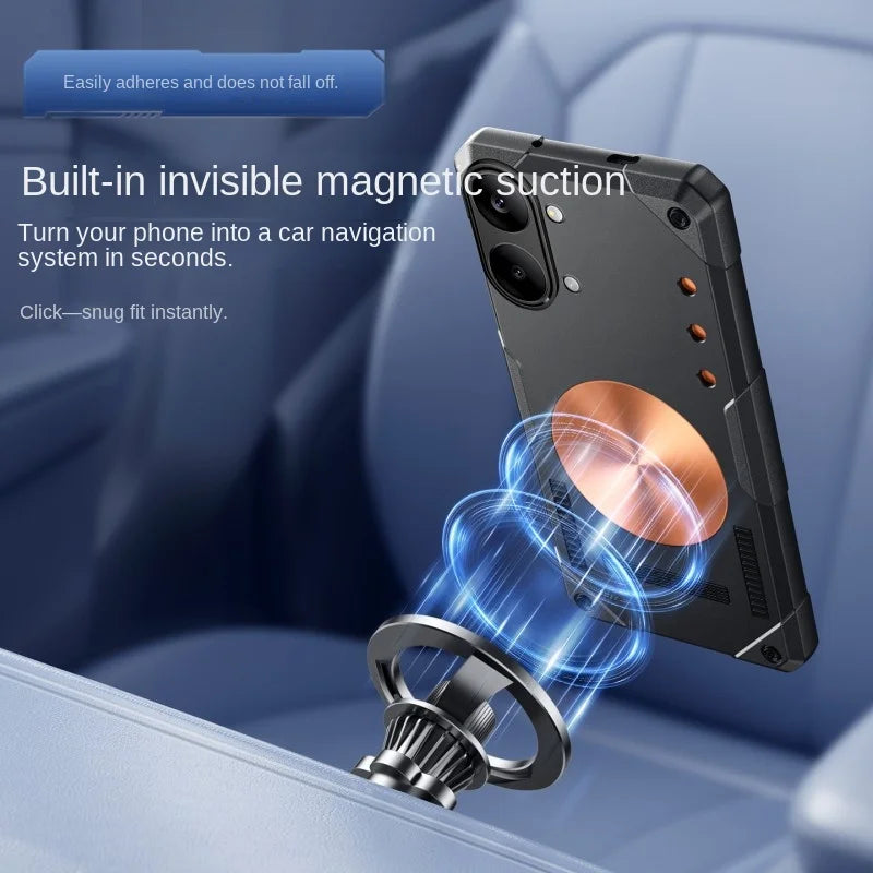 For POCO X8 Pro X8 Pro Max phone case, made of silicone material, with magnetic adsorption and heat dissipation functions