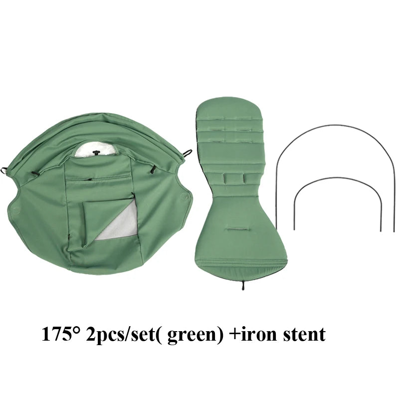 175° Stroller Hood&Seat Liner For Babyzen Yoyo Canopy Cover Cushion Fit YOYO2/YOYA Pram Sunshade 1:1 Fabric Stroller Accessories