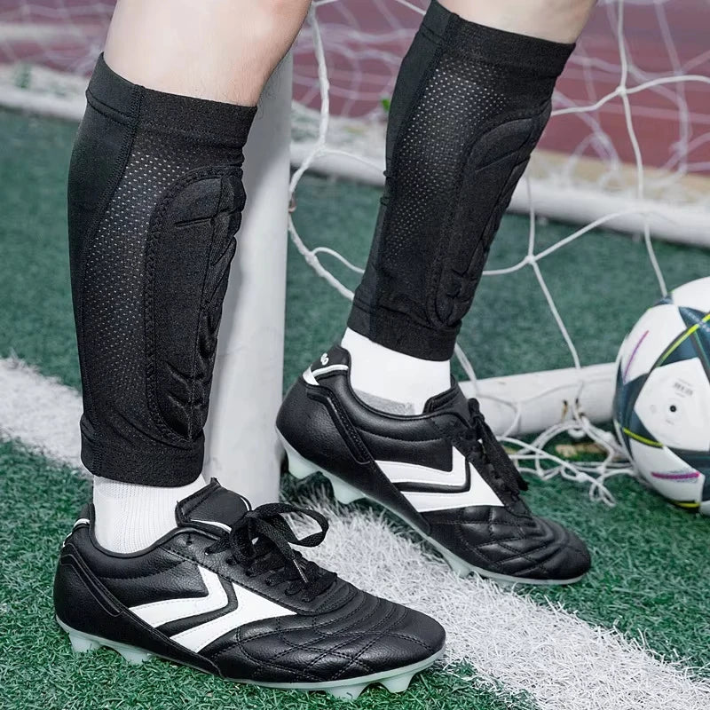 Anti-collision Soccer Football Shin Guard Adults Basketball Calf Support Compression Muscle Socks Running Leg Sleeve Warmer