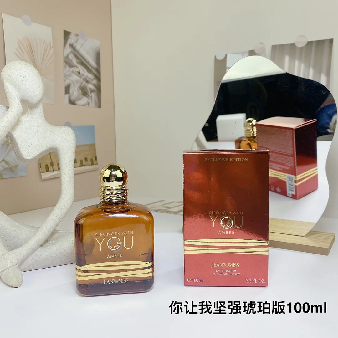 100ml Stronger With You Men's Perfume, Chypre Oriental Fragrance, Long Lasting Woody Scent for Him