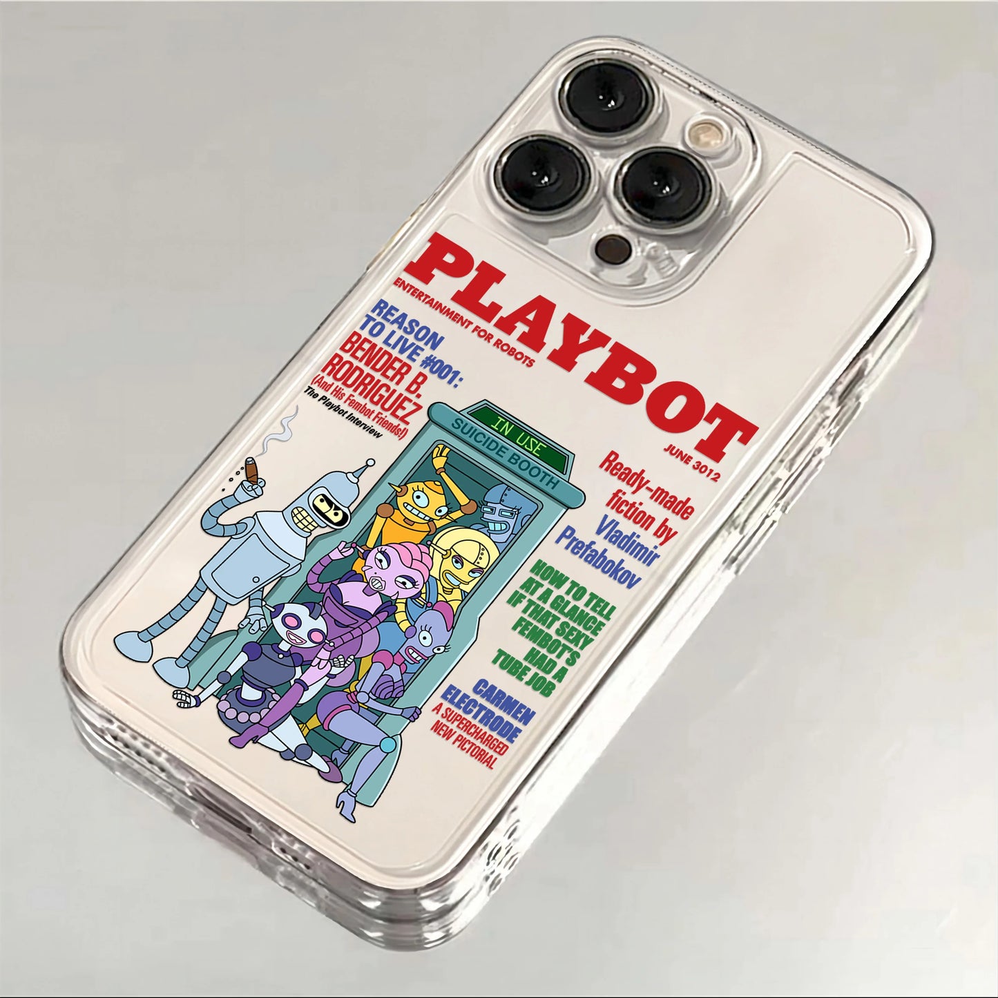 Funny Comic Futuramas Phone Case For IPhone 17 16e 16 15 14 13 12 11 Mini Air Pro Max X XR XSMax 7 8 Plus Transparent Back Cover
