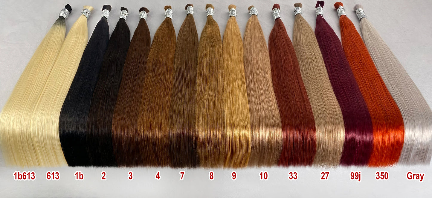 Human Hair Bulk No Weft Virgin Remy Hair Vietnamese Hair Straight Hair Bulk Real Natural Hair No Weft For Braiding Wholesale