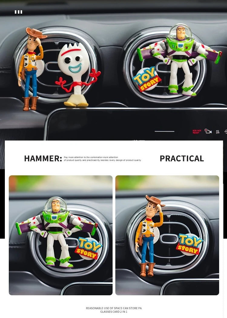 Anime Cartoon Perfume Car Clip Aromatherapy Interior Accessory Car Air Conditioner Outlet Mount Air Freshener Car Decorations
