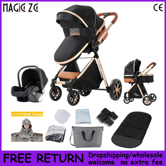 baby stroller infant car seat stroller 3 in 1 lightweight stroller travel system stroller newborn stroller bebe pram mother kids