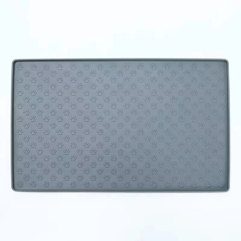 Pet Placemat Cat Dog Drinking Feeding Placemat Feeder Mats Cat Feed Mat Dog Food bowl Mat Silicone Waterproof Pet Bowl Pad 2025