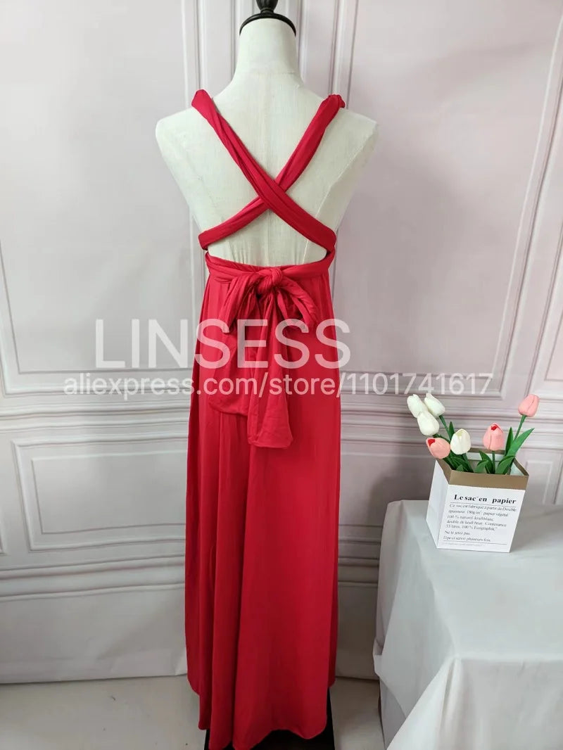 Multiway Maxi Dress Bridesmaid Dress Infinity Cocktail Dress Floor Length Bridesmaid Dress Maxi Dress for Bridesmaid Gifts