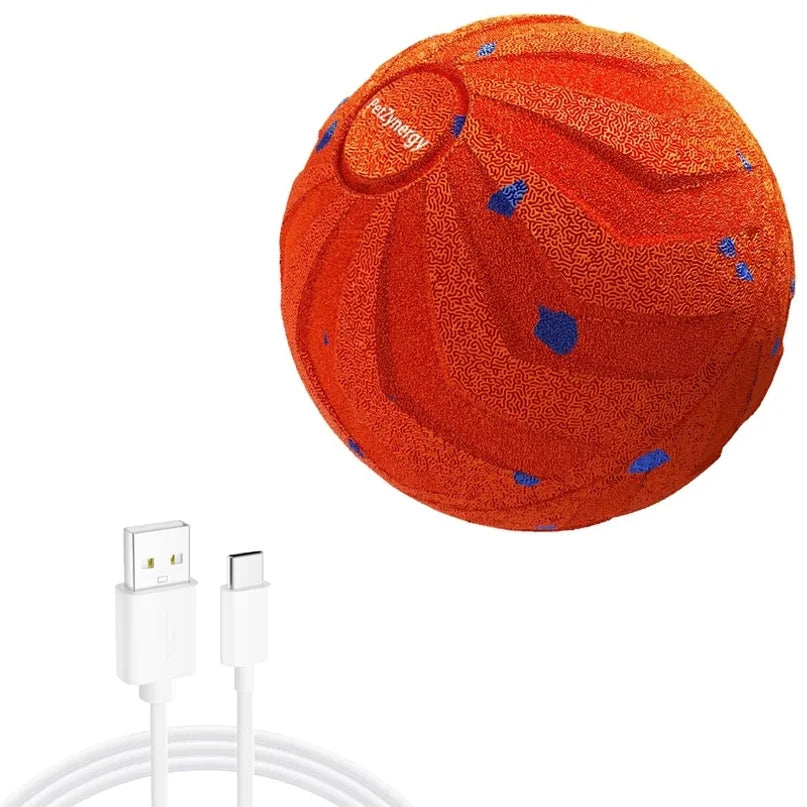 Interactive Dog Toy Ball E-TPU Material Random Bouncing And Spinning Smart Motion Ball For Dogs Self Play Chew Resistant Toy