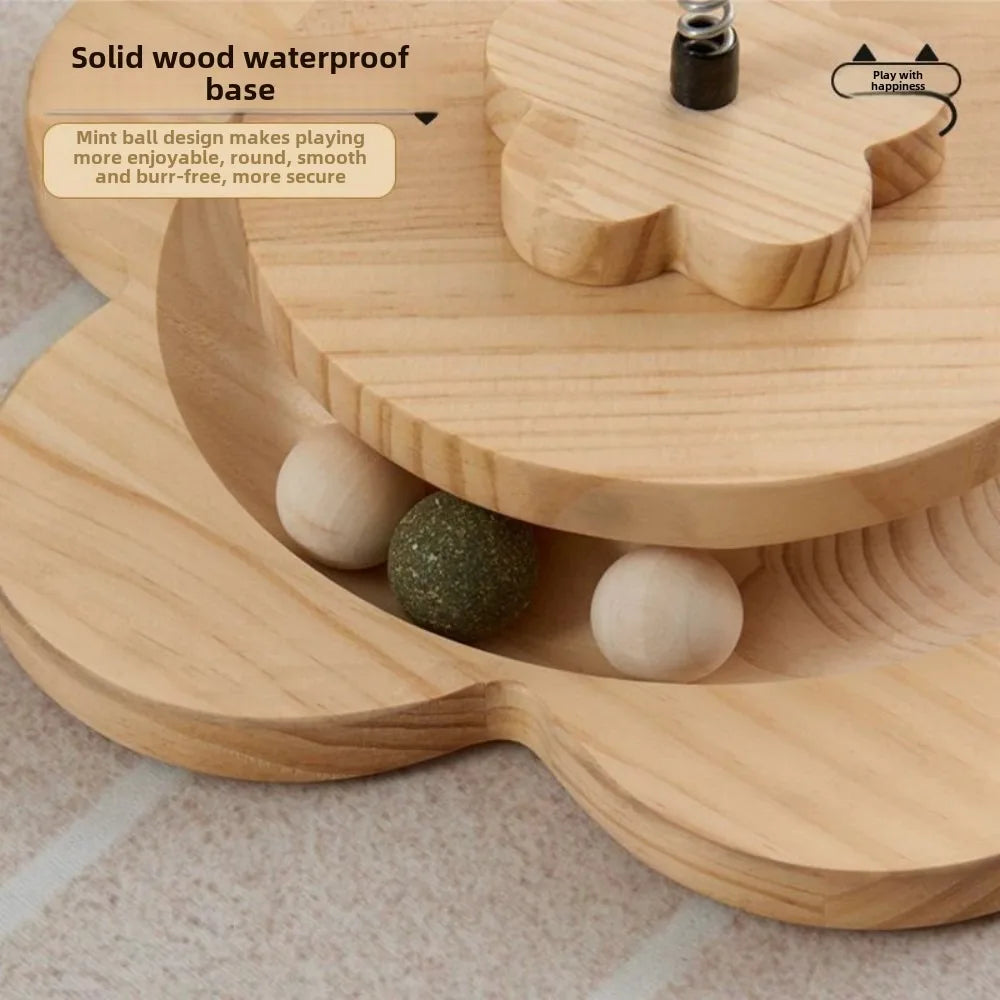Pet Cat Toy cat scratcher Cat Turntable Funny Cat Stick Balls Durable Sisal Scratching Board Cat Supplies Cat Grab Column