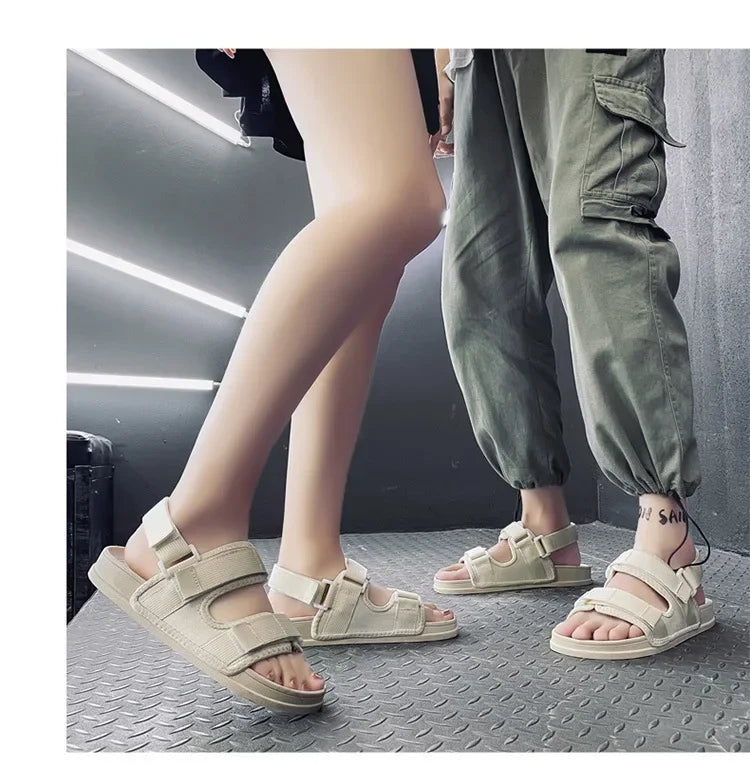 Hot Sale Of The Season New Men's Summer Sandals Beach Sports Slippers Anti-slip Soft Bottom Casual Driving Dual-purpose Slippers