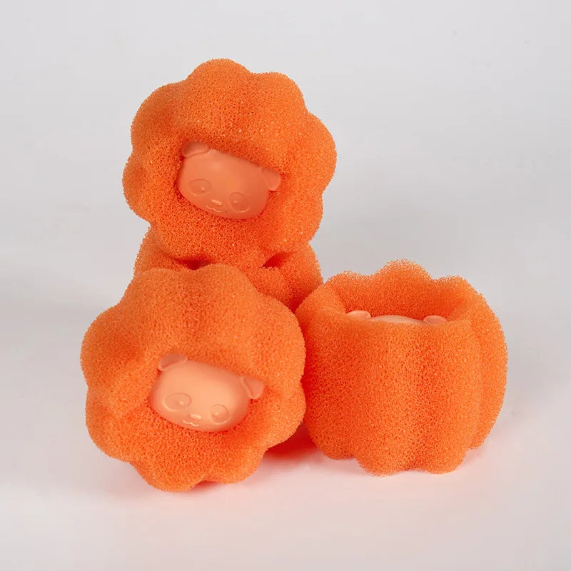 Pet Hair Remover Reusable Ball Wool Sticker Cat Hair Remover Pet Fur Lint Catcher Cleaning Tools Laundry Washing Machine Filter