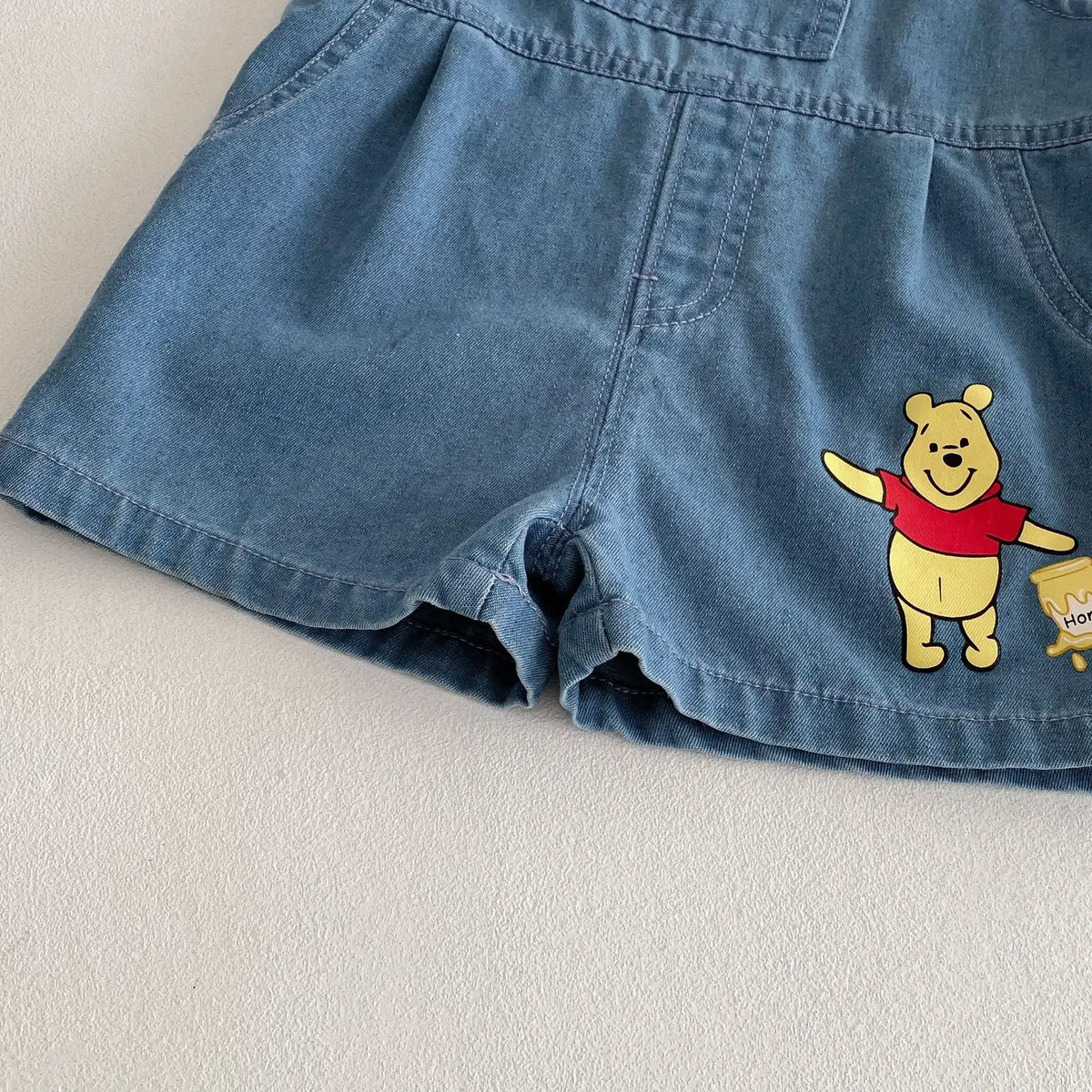 Baby Cartoon T-shirt 2025 New Summer Style 0-5-year-old Boy's Trendy Contrasting Color Base Shirt, Trendy Baby Bear Top