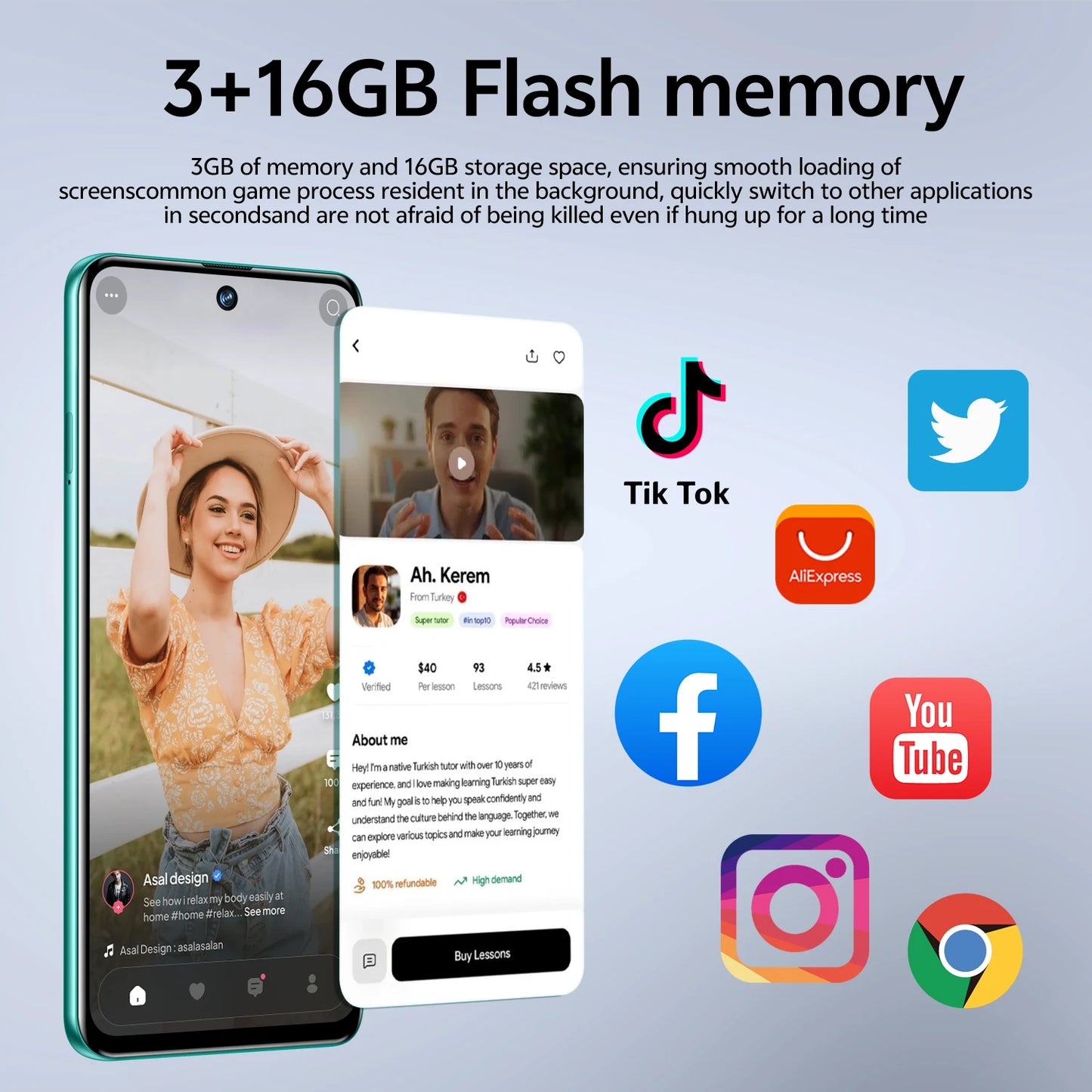 IVMI Global Camon50 Pro Smartphone Android10.0 3GB+16GB 6.85'' Dual SIM GPS Face Unlock 4G Network Curved Screen Mobile Phones