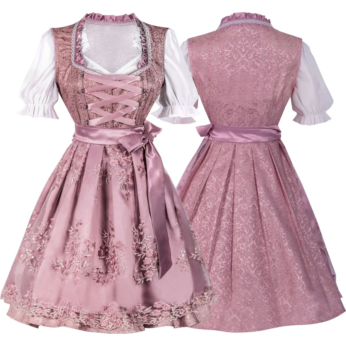 Halloween Carnival Cosplay Costume German Oktoberfest Maid Dress Woman Bavarian Traditional Embroidery Outfits Performance Girl