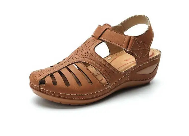 Women's Sandals Classics Summer Shoes For Women Summer Sandals Wedge Heels Sandalias De Mujer With Low Platform Footwear Female